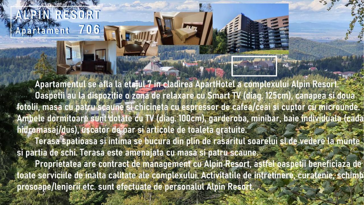 Apartament 2706 Alpin Resort, Etaj 7, Poiana Brašov Exteriér fotografie